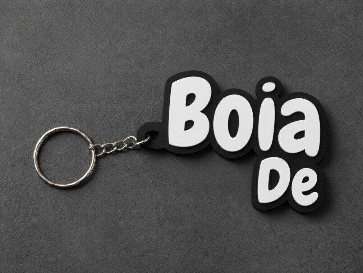 Portachiavi "Boia De" - Gadget ironico 3D | Badalab