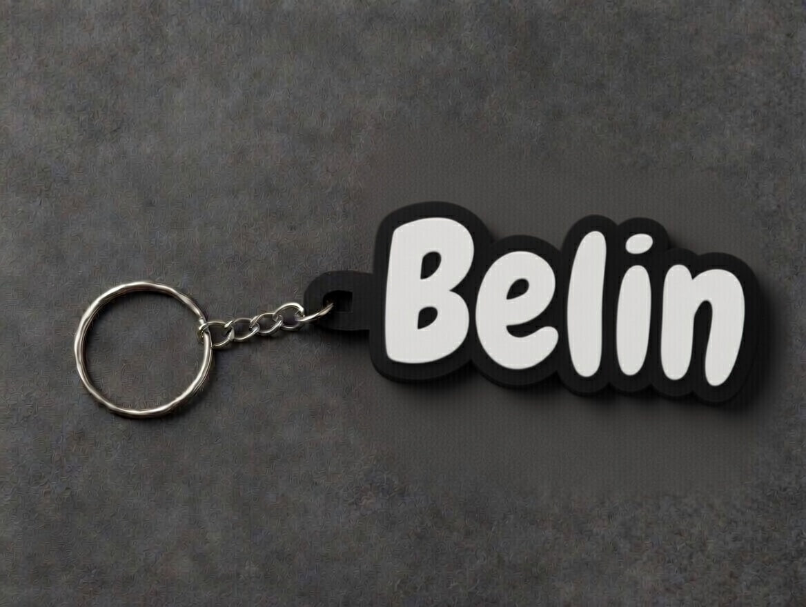 Portachiavi “BELIN” – Gadget ironico 3D | Badalab