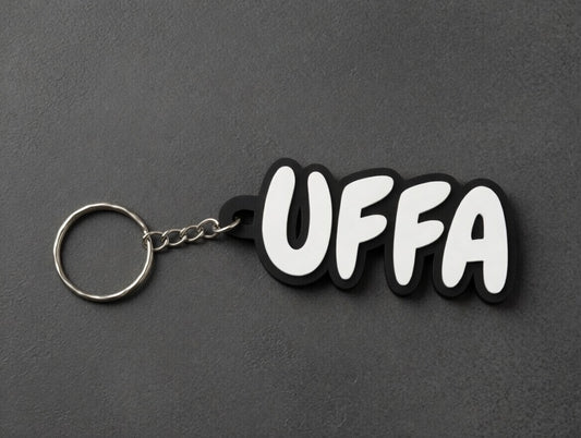 Portachiavi “Uffa” – Gadget ironico 3D | Badalab