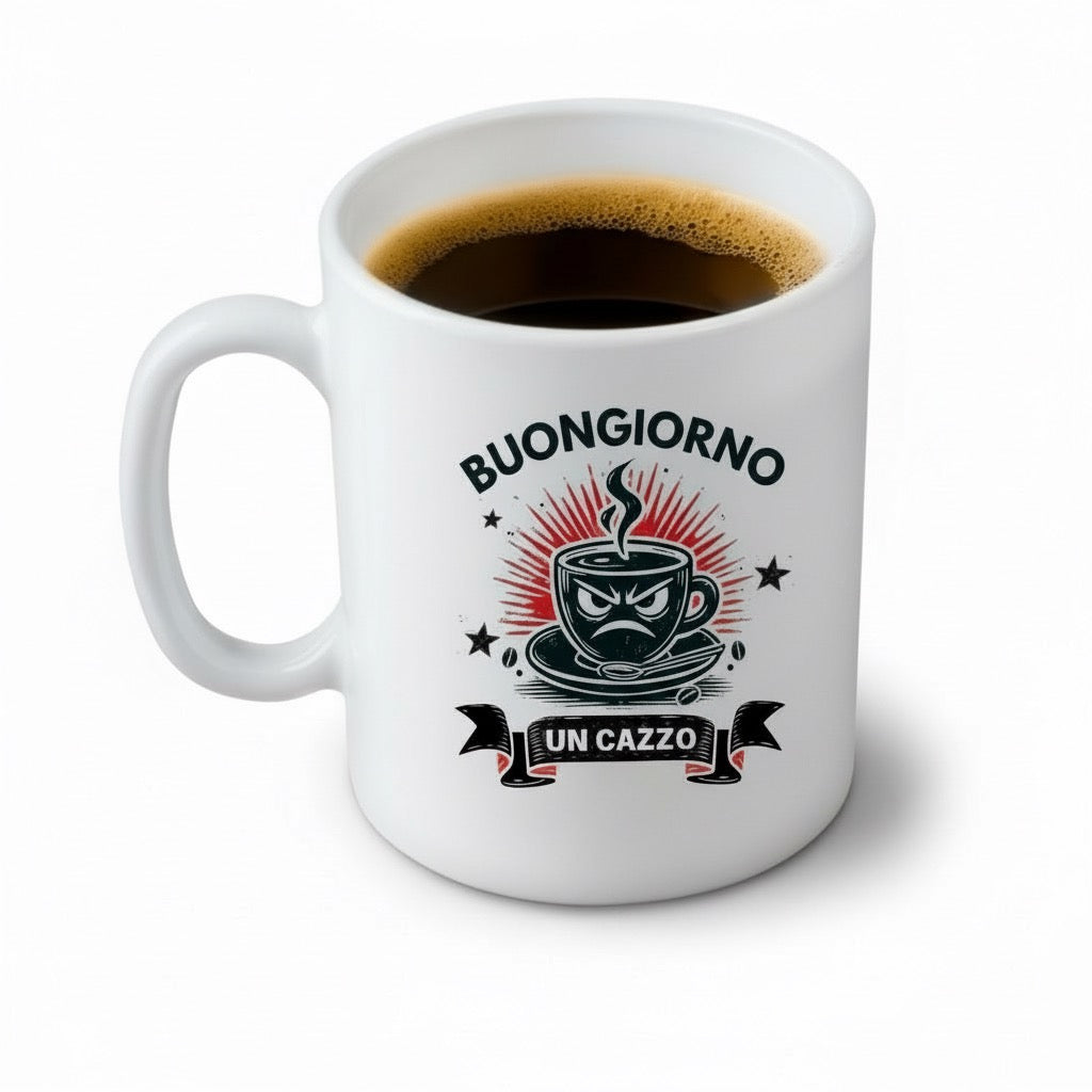 Tazza Buongiorno un cazzo
