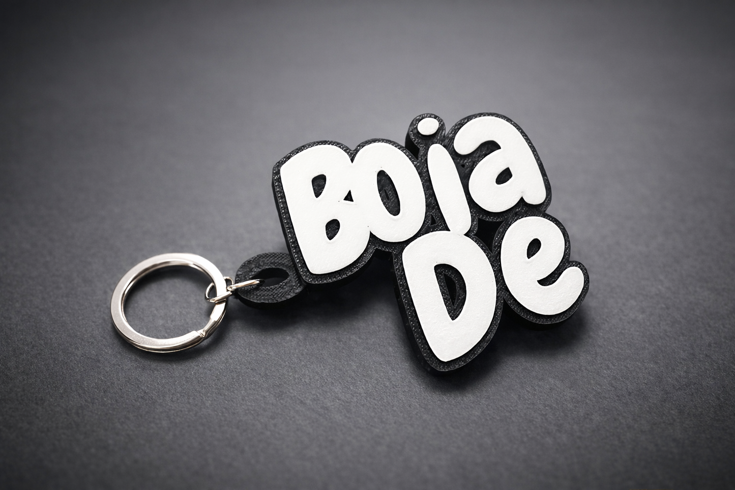 Portachiavi "Boia De" - Gadget ironico 3D | Badalab