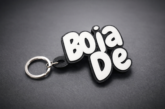 Portachiavi "Boia De" - Gadget ironico 3D | Badalab
