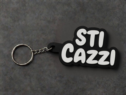 Portachiavi “STICAZZI” – Gadget ironico 3D | Badalab