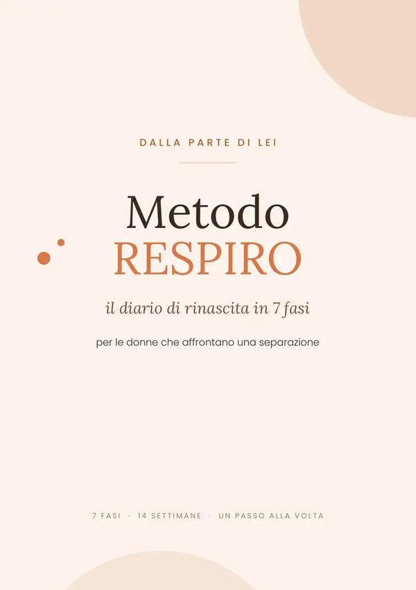 La copertina del diario Metodo RESPIRO