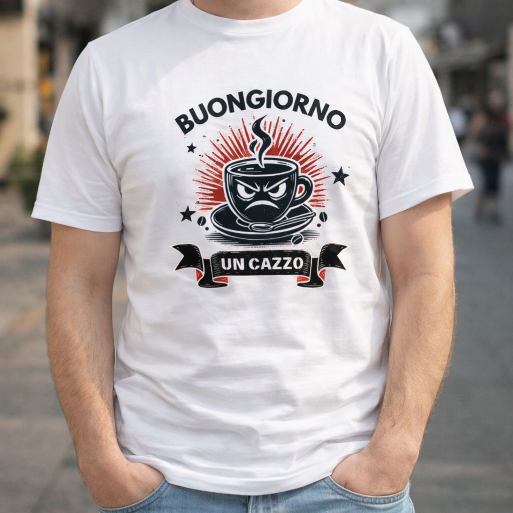 T-shirt Buongiorno un cazzo