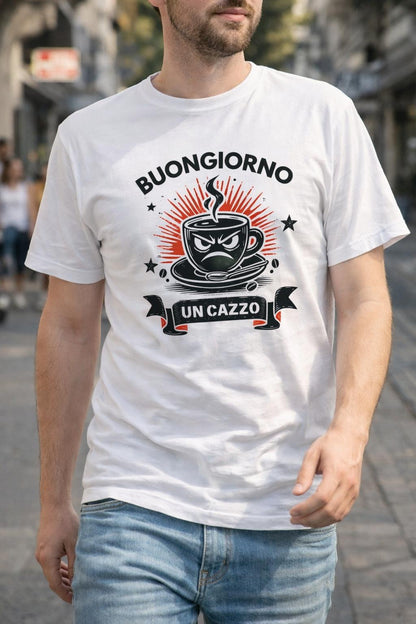 T-shirt Buongiorno un cazzo